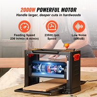 Rabot d'épaisseur de largeur maximale de 2000W 13 pouces 330mm pour machine à bois bricolage