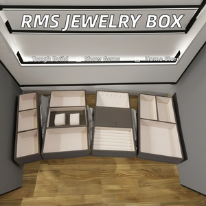 RMS W231 <strong>Wardrobe</strong> Hardware Single Sorting Box Jewelry Storage Trays with Other Material for Closet Accessories - Product Image 3