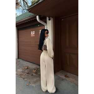 Survêtement pour homme Cream Knox, conçu sur mesure, respirant, streetwear avec capuche, taille XL, logo imprimé et sublimé - Product Image 1