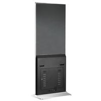 Monitor DE PANTALLA DE PUBLICIDAD Android HD de 55 pulgadas, soporte de suelo suministrado por fábrica para tienda minorista para ascensores y centros comerciales