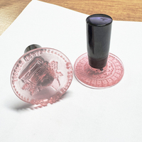 Fabricant professionnel ensemble de timbres alphabet en silicone transparent timbre acrylique gaufreur