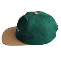 Nuevo tipo Low Moq Mujeres Unstructure Cotton Sports 5 Panel Green Color Cotton Dad Snapback Baseball Dad Hat
