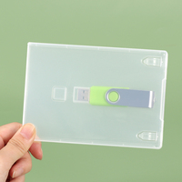 SUNSHING Vente en gros Étui de rangement pour clés USB en PP, Étui de conservation écologique pour clés USB