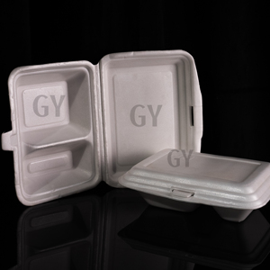 Cajas de comida Envases de comida desechables Cajas de espuma Envases de espuma blanca Cajas de comida de espuma Cajas de almuerzo Envases de almuerzo Caja de desayuno - Product Image 1