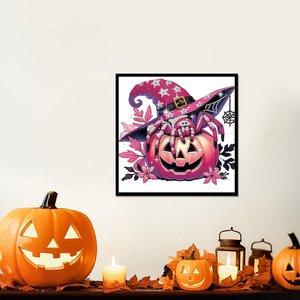 Fatto a mano 30*30CM <span class=keywords><strong>ragno</strong></span> zucca Diamond Painting speciale a forma di cristallo trapano creativo Diamond Painting per la decorazione di Halloween - Product Image 3