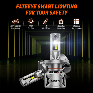 Fateeye 240W 60000LM Luces <span class=keywords><strong>Led</strong></span> Para Automotive Faro a <span class=keywords><strong>LED</strong></span> <span class=keywords><strong>H7</strong></span> H1 H11 <span class=keywords><strong>anabbagliante</strong></span> H4 Faro <span class=keywords><strong>Led</strong></span> per auto - Product Image 2