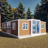 Maison conteneur modulaire respirante pour hôtel, préfabriquée, extensible, moderne, en panneaux sandwich, villa, hall, chambre, salon, extérieur