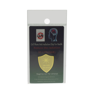 Pegatina Antirradiación de Fuerza Electromotriz 5G, Protección Inalámbrica para Teléfono Móvil, Fuerza Electromotriz Dorada - Product Image 2