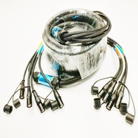 Câble Réseau Tressé EtherCON RJ45 5G Cat6 pour Signal Audio-Vidéo, Câble Serpent pour Équipement Scénique
