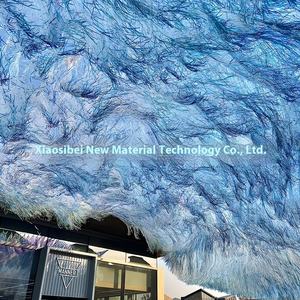 Personnalisation du produit fini Tourisme culturel commercial Décorations de plafond de <span class=keywords><strong>mariage</strong></span> Rideau de ciel galaxie laser activé par le vent - Product Image 3