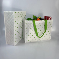 Sac écologique en coton non tissé, fourre-tout, biodégradable, design personnalisé, écologique, pour courses, épicerie