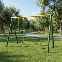 Balançoires d'extérieur de bonne qualité pour toboggan et ensemble de balançoires de parc, aire de jeux extérieure