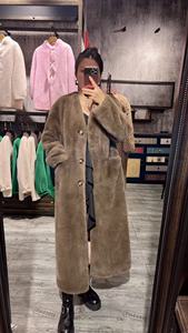 2025 femmes mode <span class=keywords><strong>fausse</strong></span> <span class=keywords><strong>fourrure</strong></span> tissu pour long manteau vestes élégant femmes <span class=keywords><strong>fausse</strong></span> <span class=keywords><strong>fourrure</strong></span> veste - Product Image 4