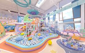 Château d'amusement pour enfants de type labyrinthe intérieur sur le thème du rêve chaud, personnalisé, équipement d'amusement pour enfants multiples, prix d'usine, vente directe - Product Image 5