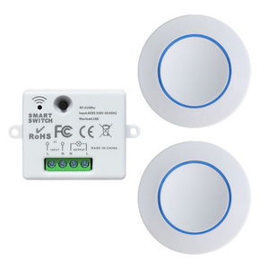 Interrupteur intelligent RF433MHz AC85-240V 10A, télécommande sans fil pour la rénovation de l'éclairage domestique - Product Image 2