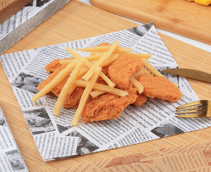 กระดาษห่ออาหารเกรดคราฟท์ กันความชื้นและไขมันเคลือบด้านเดียว พร้อมโลโก้สั่งทำ สำหรับบรรจุภัณฑ์คุกกี้และขนมปัง - Product Image 4