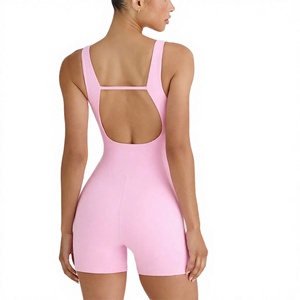 One Piece Yoga Jumpsuit <b>Romper</b> High Waist Tight Tummy Control Four-Way Stretch Eco-Friendly Spandex/Nylon Fitness Sports for - Product Image 3