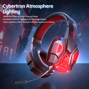 Soyto T830 Không Dây Bt5.3 Chơi Game Tai Nghe Với Mic Hơn Tai Tai Tai Nghe LED Ánh Sáng Cho PC Điện Thoại Máy Tính Xách Tay Máy Tính Trò Chơi Âm Nhạc Phim - Product Image 4