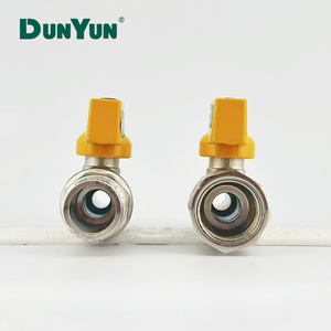 Válvula de Bola de Latón con Manija de Mariposa Personalizada por el Fabricante DunYun, Niple Interno para Sistema de Agua, Control Manual OEM - Product Image 5