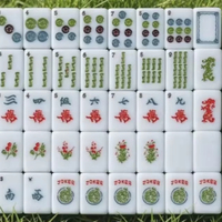 Ubin Mahjong Akrilik Poles Tinggi Pesanan Khusus Gaya Pierpont Green Sky 160Pcs untuk Hadiah Liburan dan Permainan Dalam Ruangan