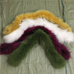 Abrigos de invierno con Cuello de piel de mapache, precio al por mayor - Product Image 4