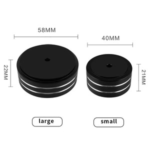 Soporte de <span class=keywords><strong>Altavoz</strong></span> de Aluminio para Audio HiFi, Venta al por Mayor de Fábrica, <span class=keywords><strong>con</strong></span> Marco Antichoque y Almohadillas Amortiguadoras - Product Image 2