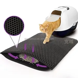 礼品防水双层宠物猫砂盒垫沙猫垫床垫清洁垫猫配件防滑猫砂垫
