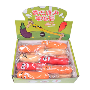 Hot Selling Novelty Memory Sand Hot Dog Pull-pull Sausage Shaped Venting Slow <b>Rebound</b> Pressure Release Toy for Kids and Adults - Product Image 6