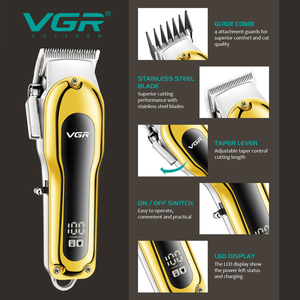 ปั<span class=keywords><strong>ต</strong></span><span class=keywords><strong>ต</strong></span>าเลี่ยนตัดผมไฟฟ้า <span class=keywords><strong>Vgr</strong></span> V-680 รุ่นใหม่ล่าสุด ใช้แบต<span class=keywords><strong>เต</strong></span>อรี่ สำหรับมืออาชีพ สีทอง สำหรับผู้ชายหรือ<span class=keywords><strong>ต</strong></span>ัดผมเด็ก - Product Image 3