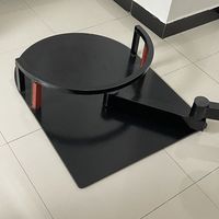 Tabouret de travail professionnel de salon, une pièce, grand, confortable, fauteuil de barbier confortable, cuir synthétique, équipement de beauté, coiffure