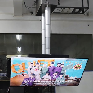 Supporto TV a Soffitto JGST Personalizzato, a Doppia Colonna in Acciaio Laminato a Freddo, Telescopico Nascosto, Completamente Orientabile, 86 Pollici - Product Image 4