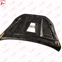 Z-ART 2014-2024 Transparente Kohlefaser-Motorhaube für Maserati Ghibli Kohlefaser-Motorabdeckung für Maserati Ghibli