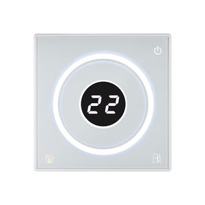 床暖房サーモスタットLED回転タッチで画面を調整室内温度コントローラー - Product Image 1