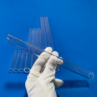 Tube de quartz poli transparent de haute pureté, sans ozone, usiné sur mesure pour laboratoire de semi-conducteurs