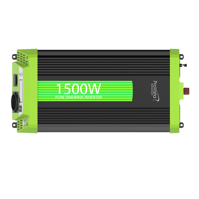 Off Grid 12V 1500W Pure Sine Wave Inverter With Transfer Switch for RV, Caravan, Truck, Yacht, Home