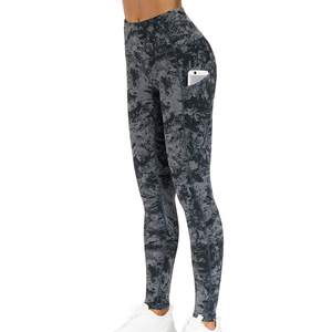 Pantalones de Yoga de cintura alta para mujer, la mejor ropa de gimnasio de Spandex con estampado sólido, talla XL para entrenamiento de invierno - Product Image 6