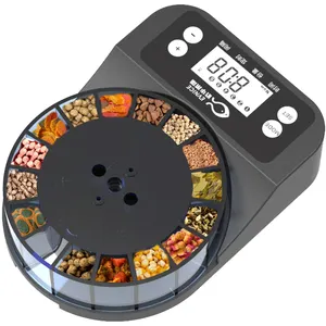 Mangeoire à poisson automatique Mangeoire automatique à poisson chronométrée Distributeur d'aliments pour poissons télécommandé intelligent sans fil personnalisé