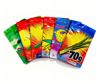 Sachet Doypack Personnalisé en Mylar avec Fermeture Zip Refermable, Adapté au Micro-ondes, Impression Numérique Personnalisée, Anti-Odeur pour Stockage Alimentaire (Sushi)