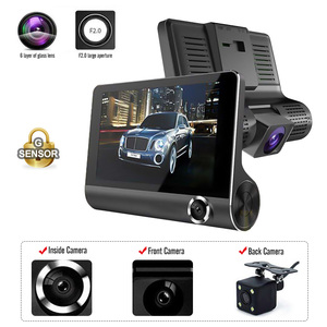 Fábrica al por mayor IPS 1080p Drive Recorder carcam GLA <span class=keywords><strong>DVR</strong></span> veicular tipos 3-Lens-DASH-Cam tres Dash CAM Cámara coche caja negra - Product Image 2