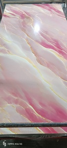 Mạ vàng loạt màu sắc dễ dàng để cài đặt và làm sạch đẹp mạ vàng màu 1220x2440x3mm tường bảng PVC tấm đá cẩm thạch UV Hội Đồng Quản Trị - Product Image 3