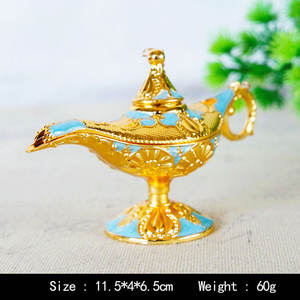 <span class=keywords><strong>Aladin</strong></span> Magic Genie Lamps Antique Wishing <span class=keywords><strong>Aladin</strong></span> Lamp Souvenir Classic Vintage Collectible Lamp Home Decoration Metal Crafts Gift - Product Image 3