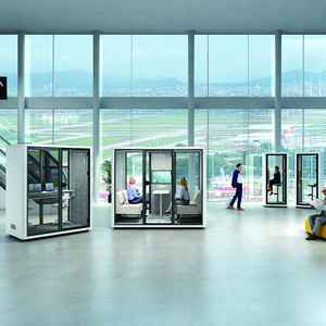 Cabina de teléfono portátil Oficina con aislamiento acústico Interior Reunión Pod Cabina de aprendizaje móvil extraíble fácil para hoteles - Product Image 6