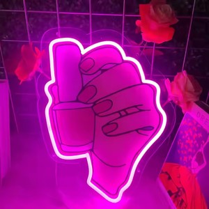 HUTUDirect, envío personalizado, letrero <span class=keywords><strong>de</strong></span> neón LED acrílico, decoración <span class=keywords><strong>de</strong></span> Arte <span class=keywords><strong>de</strong></span> pared, sin cantidad mínima <span class=keywords><strong>de</strong></span> pedido para letreros iluminados comerciales - Product Image 6