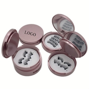 Nuevas <span class=keywords><strong>Pestañas</strong></span> <span class=keywords><strong>Postizas</strong></span> Magnéticas de Lujo <span class=keywords><strong>con</strong></span> Diseño Ojo de Gato, Banda Superfina, Pelo Sintético, Aspecto Natural, Cruelty-Free, Semi-Magnéticas - Product Image 1