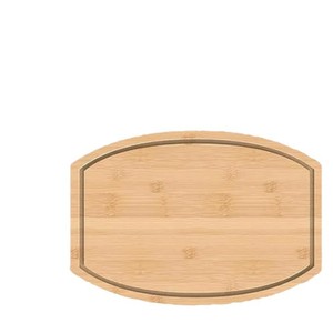 <b>Bamboo</b> Wood Cutting Board Irregular Shape With Juice Groove Kitchen Corner Chopping Block - Product Image 5
