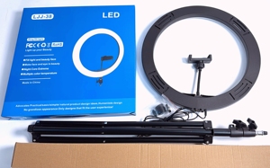 Lampe LED portable de <span class=keywords><strong>16</strong></span> pouces pour selfie et photographie, avec télécommande, trépied réglable et support de téléphone pour <span class=keywords><strong>Tik</strong></span> <span class=keywords><strong>Tok</strong></span> et vidéos en direct - Product Image 6