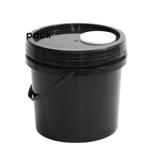 จีนโรงงานรอบ5L ถังถังพลาสติกถังที่มีฝาปิด - Product Image 1
