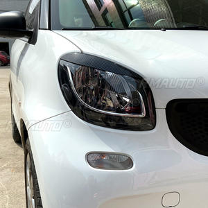 Kit carrosserie pour Mercedes Benz Smart 2014+, yeux de phare, sourcils de phare, décoration de phare, accessoires de style automobile - Product Image 4