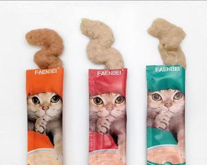 OEM ODM pabrik makanan hewan peliharaan yang dapat disesuaikan 15g makanan ringan basah kucing rasa ayam organik - Product Image 3