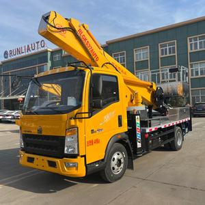 Howo แพลตฟอร์มการทำงานทางอากาศติดตั้งบนยานพาหนะ37ม. พร้อมแพลตฟอร์มยกบูมด้วยกล้องโทรทรรศน์ - Product Image 1